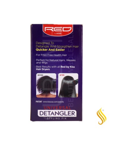 Red Kiss Universal Detangler Pik Peine difusor Para Secador